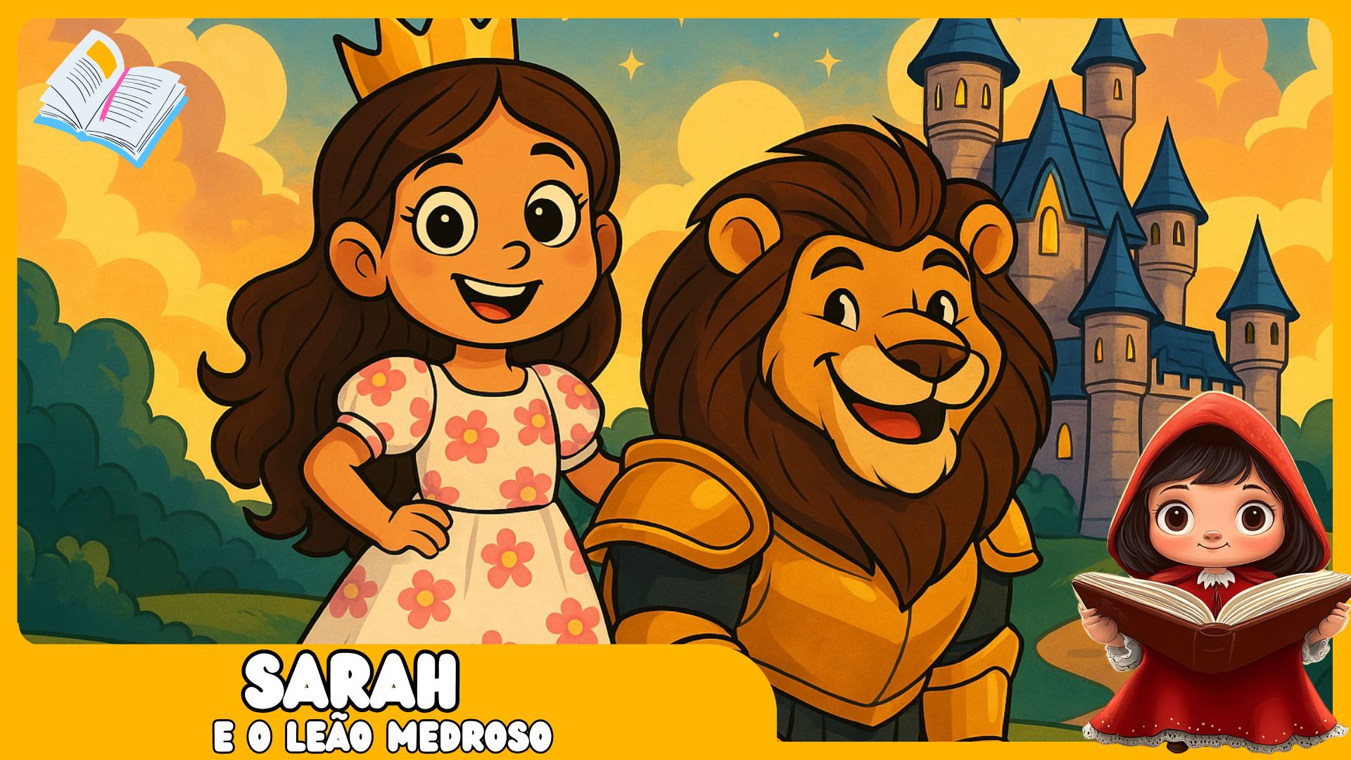 A Princesa Sarah e o Leão Medroso – História Infantil Encantada