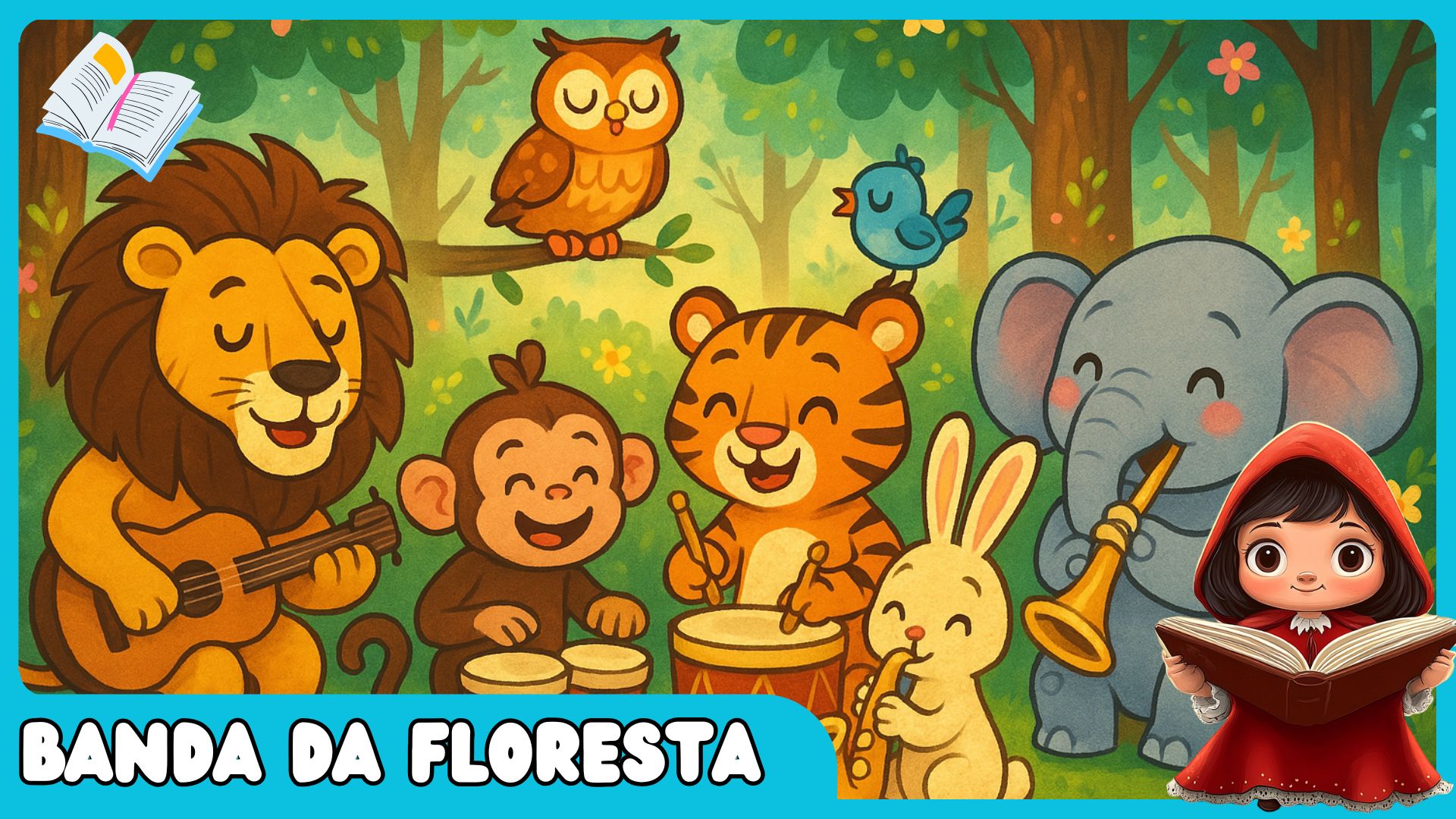 A Banda da Floresta – História Infantil Musical e Divertida